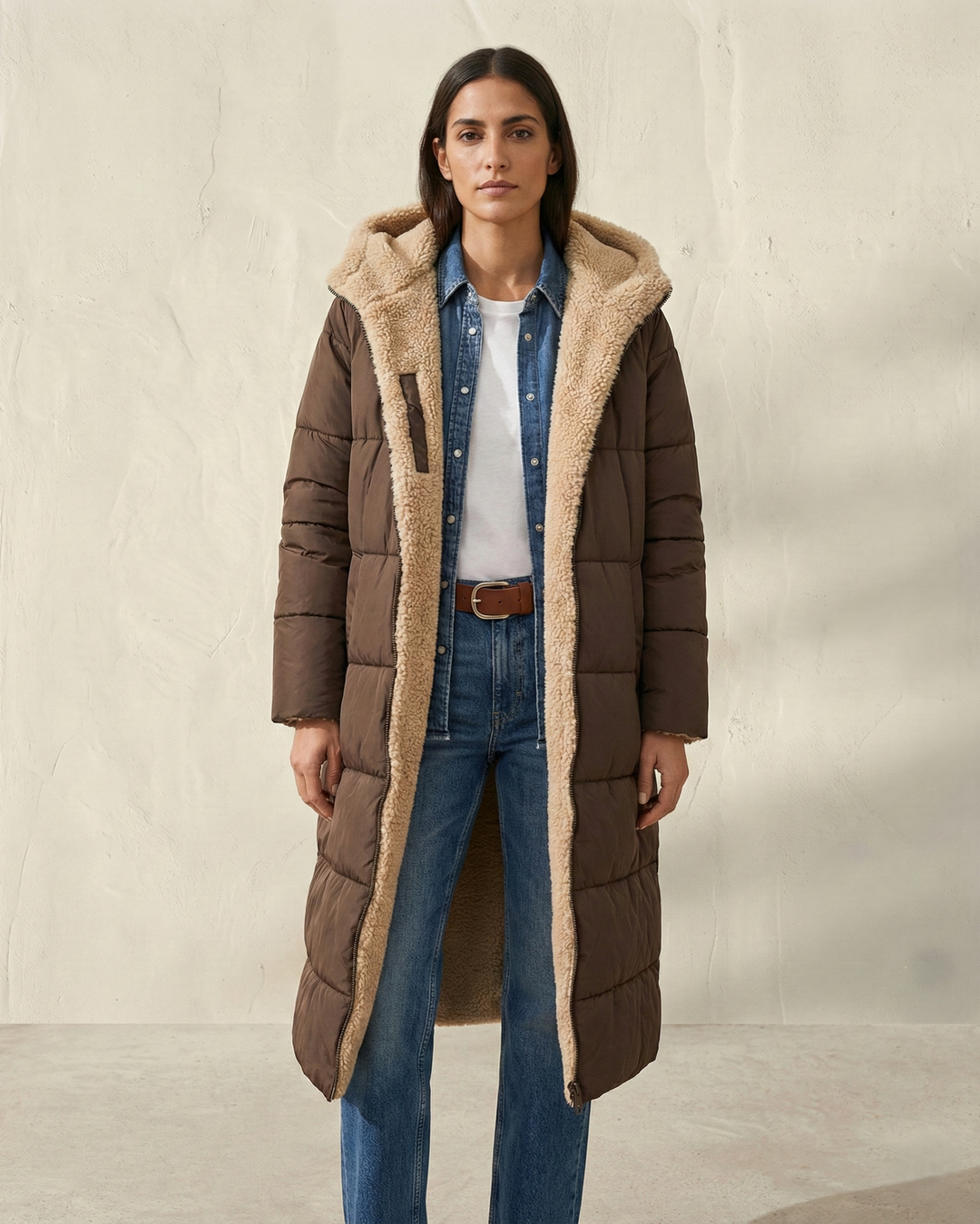 BRIGITTE | Abrigo reversible de temporada