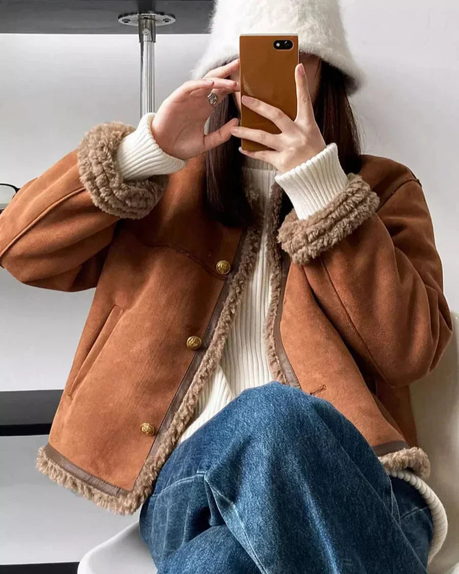 CORA | Chaqueta de piel de oveja